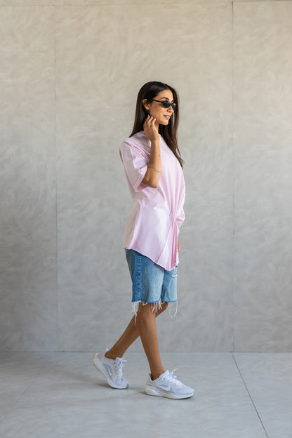 Draped Half Sleeve Top