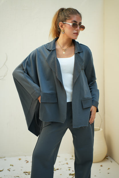 Asymmetric Blazer Set