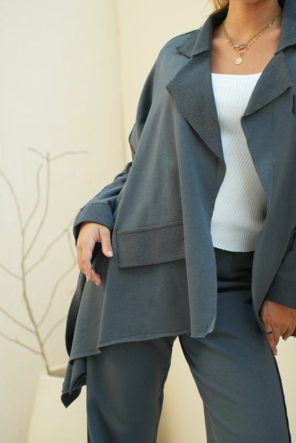 Asymmetric Blazer Set
