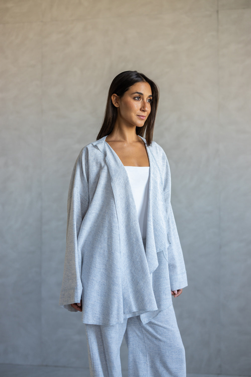 Asymmetric Linen Set