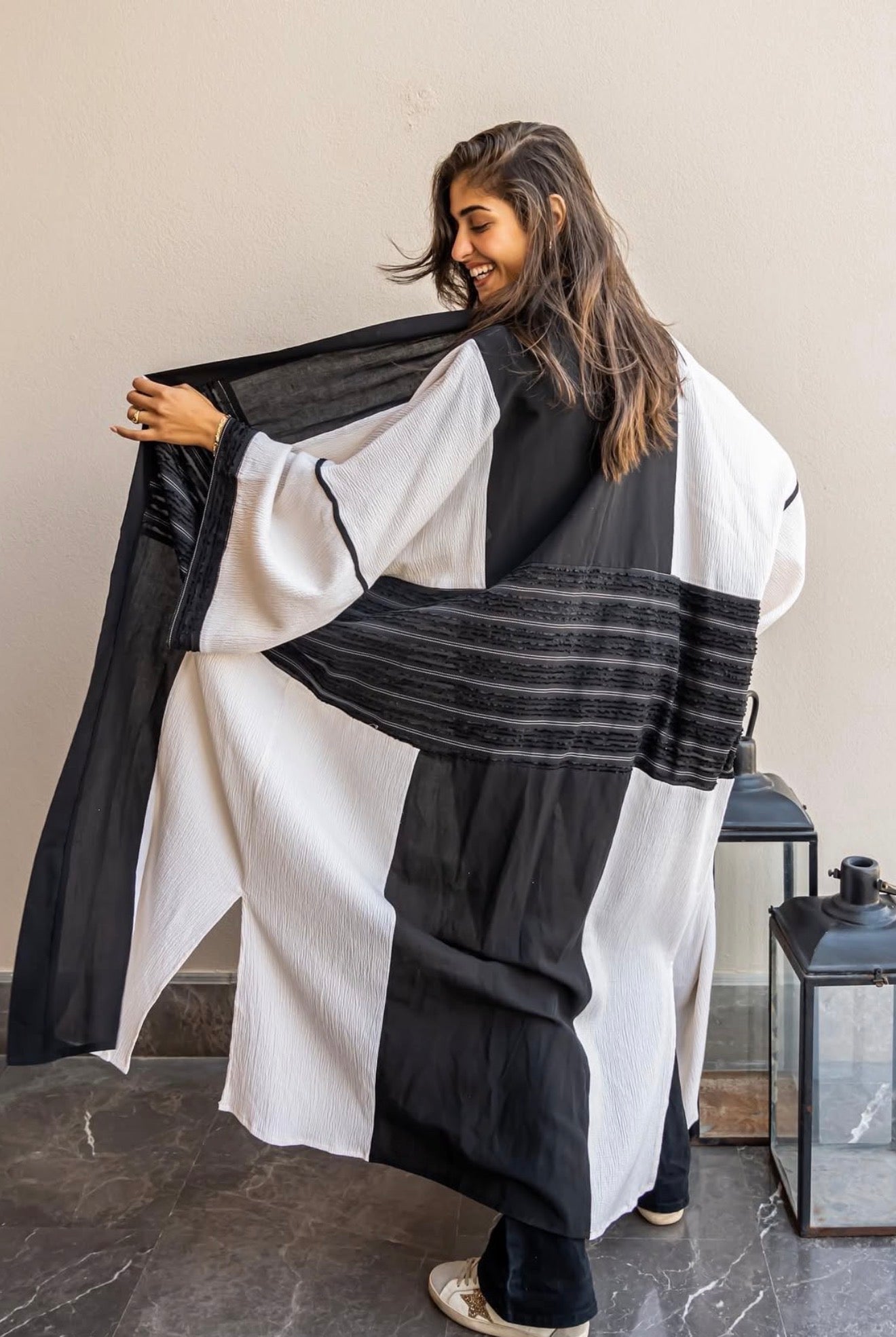 Black & White Kaftan