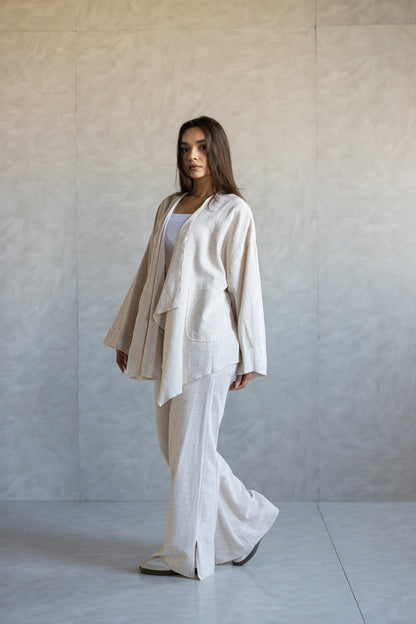 Asymmetric Linen Set
