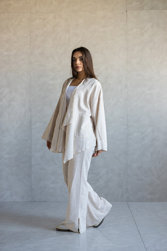 Asymmetric Linen Set