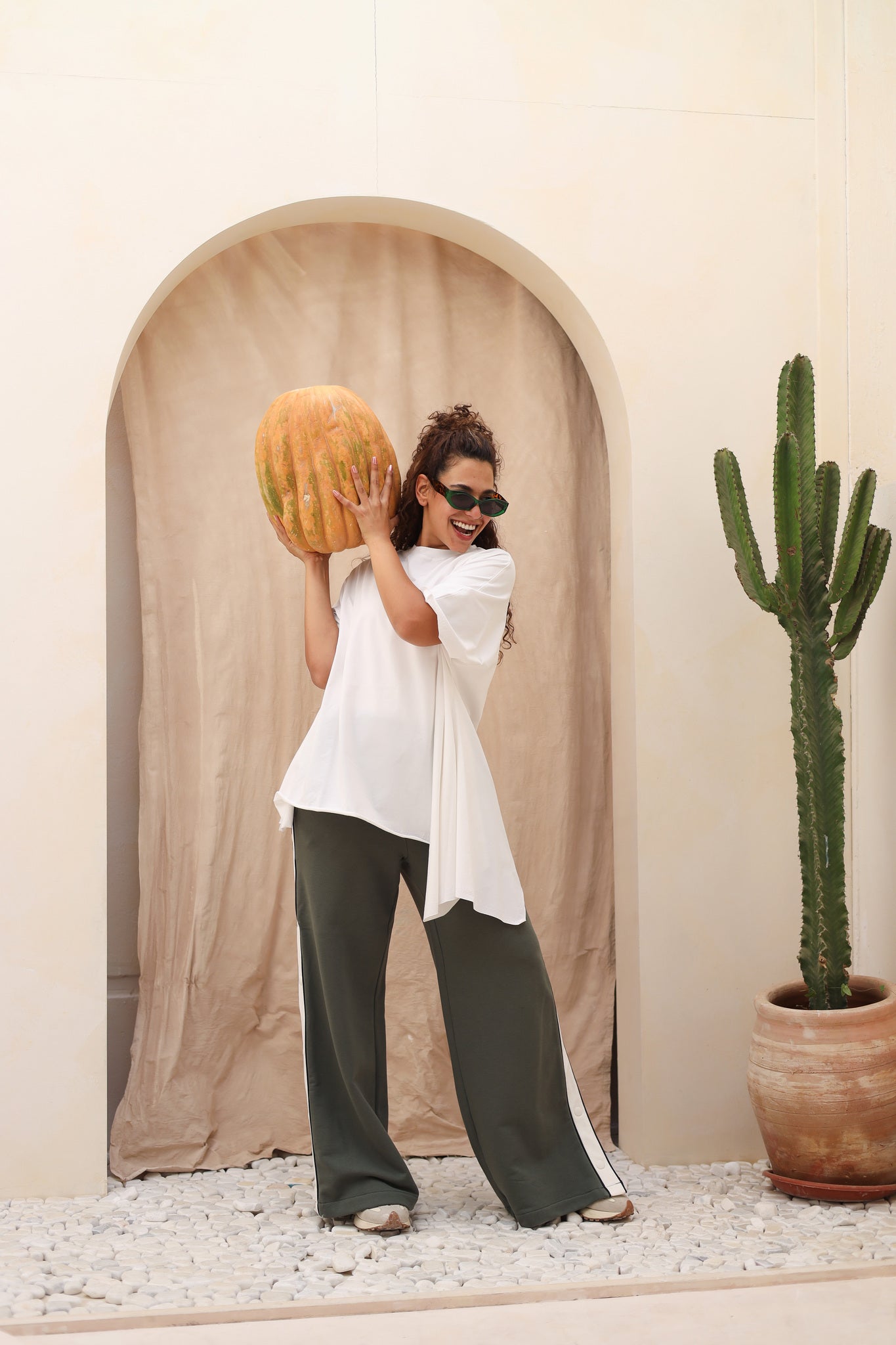 Buttoned Sweatpants