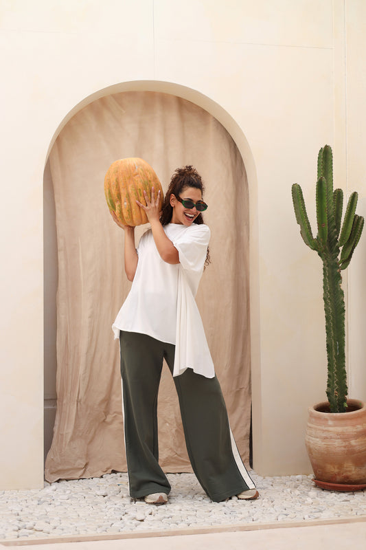 Buttoned Sweatpants