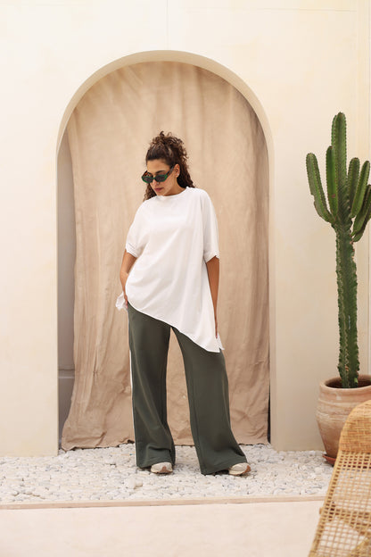 Buttoned Sweatpants