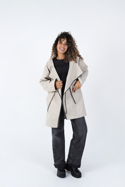 Zipper Jacket - Beige