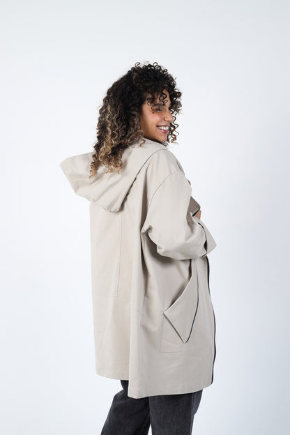 Zipper Jacket - Beige