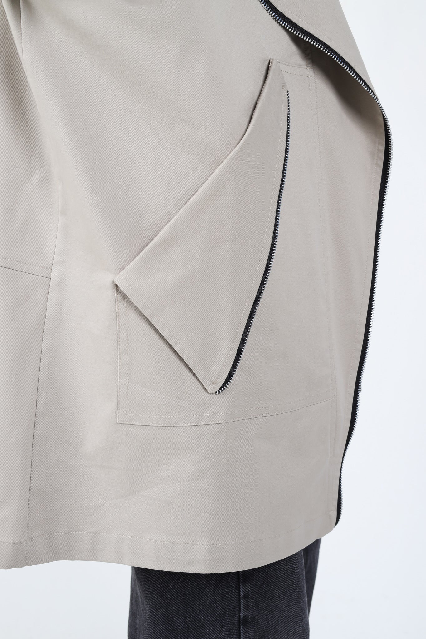 Zipper Jacket - Beige