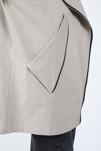 Zipper Jacket - Beige