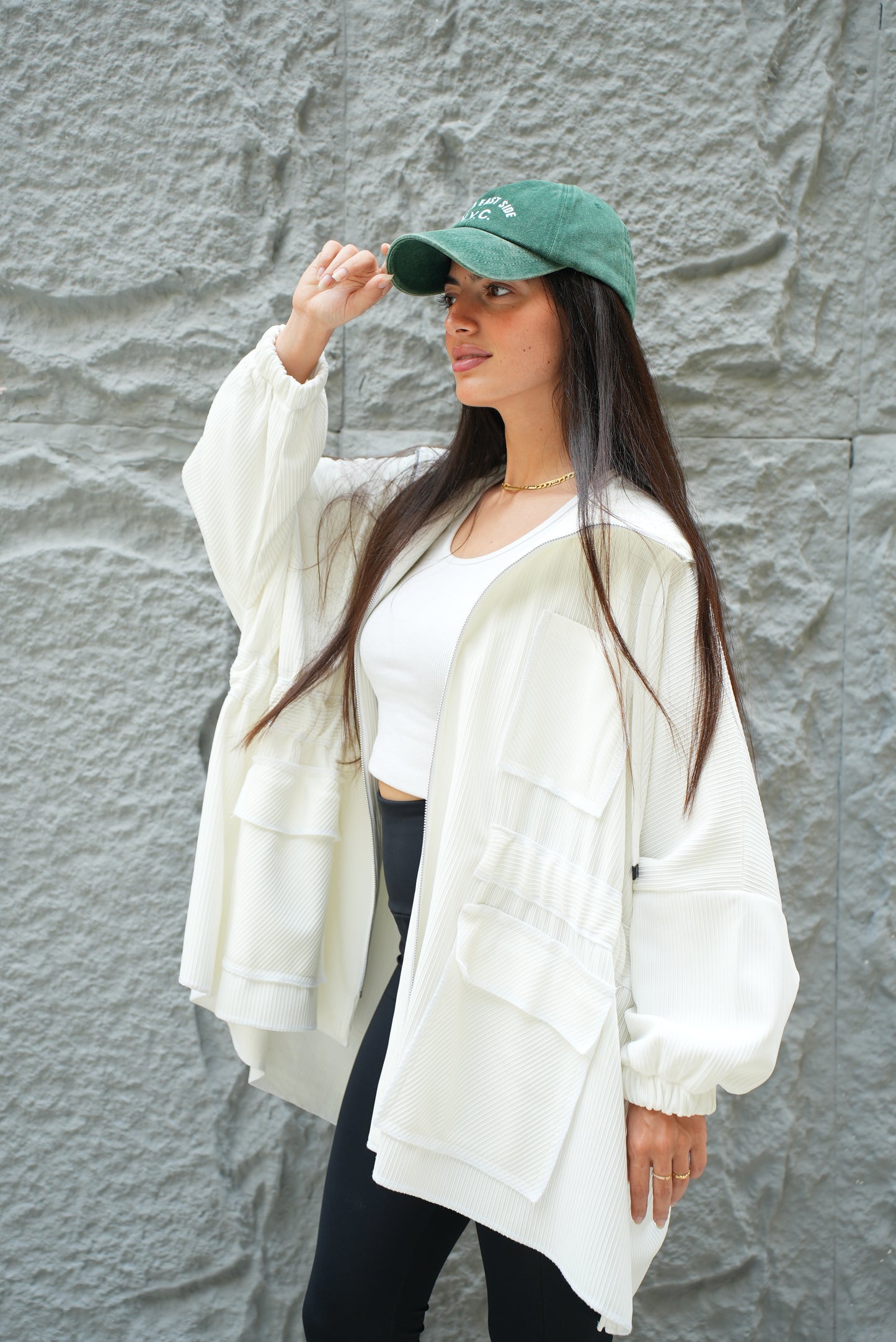Oversized Frilly jacket