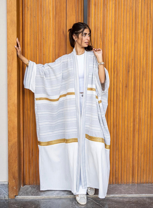 Striped kaftan